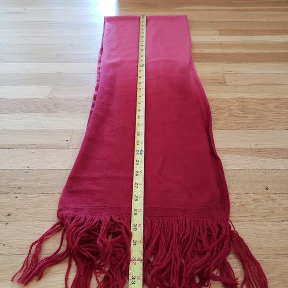 Vintage Y2K Winter Gradient scarf in Pink Red - Picture 4 of 6